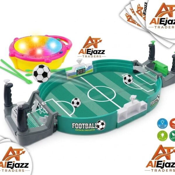 Tabletop Football Game Toy for Kids – Interactive 2-Player Mini Foosball Board Game