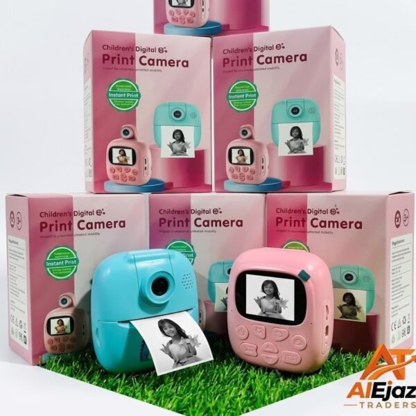 Kids Instant Print Camera Toy – Thermal Instant Photo Printing Digital Camera for Children