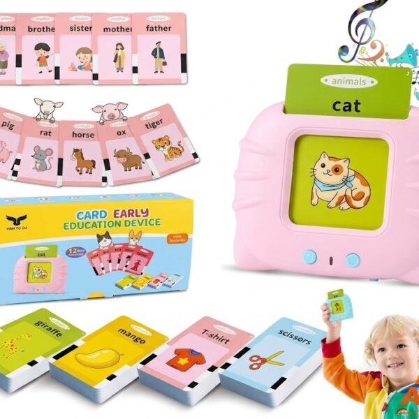Talking Flash Cards Educational Toy for Kids – Talking Card Early Education Machine for Toddlers